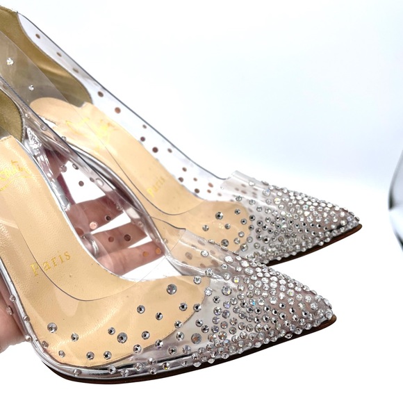 Brand New Christian Louboutin Crystal 100mm 36 - Picture 2 of 4